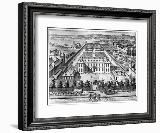 Burlington House, Piccadilly, Early 18th Century-Johannes Kip-Framed Giclee Print