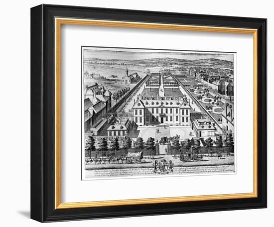 Burlington House, Piccadilly, Early 18th Century-Johannes Kip-Framed Giclee Print