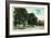 Burlington, Vermont, Fort Ethan Allen View of Officers' Row-Lantern Press-Framed Premium Giclee Print