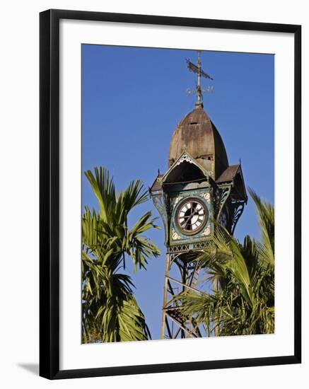 Burma, Rakhine State, the Old Clock Tower at Sittwe, Myanmar-Nigel Pavitt-Framed Photographic Print