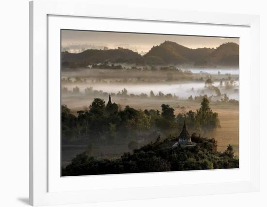 Burma's Oldest Town-Maurice Subervie-Framed Art Print