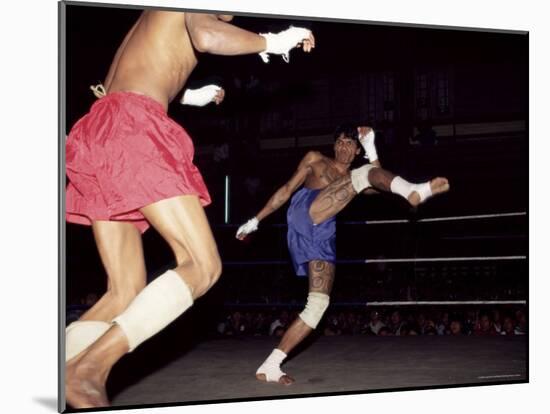 Burmese Boxing, No Kicks or Punches Barred, Mandalay, Myanmar (Burma), Asia-Upperhall Ltd-Mounted Photographic Print