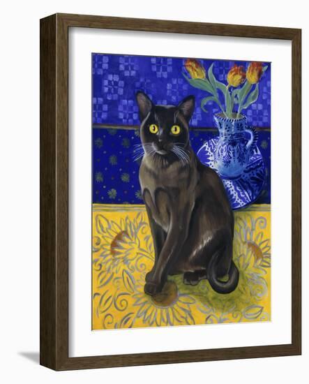 Burmese Cat, Series I-Isy Ochoa-Framed Giclee Print