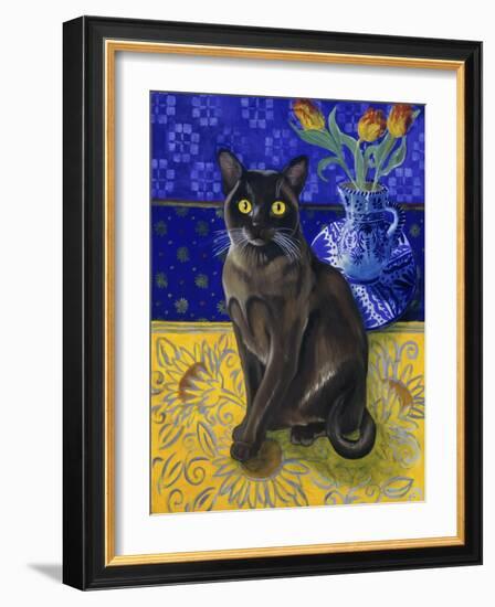 Burmese Cat, Series I-Isy Ochoa-Framed Giclee Print