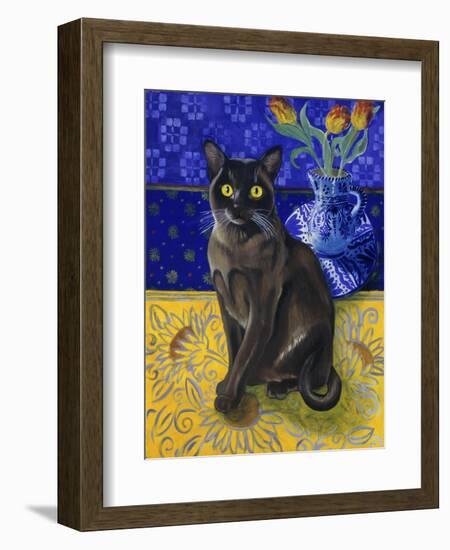 Burmese Cat, Series I-Isy Ochoa-Framed Giclee Print