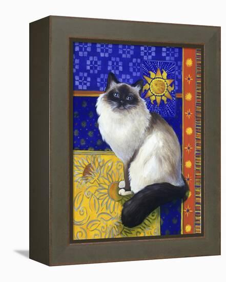 Burmese Cat, Series I-Isy Ochoa-Framed Premier Image Canvas
