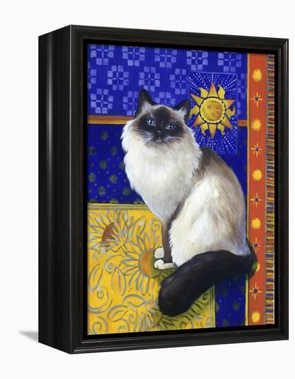 Burmese Cat, Series I-Isy Ochoa-Framed Premier Image Canvas