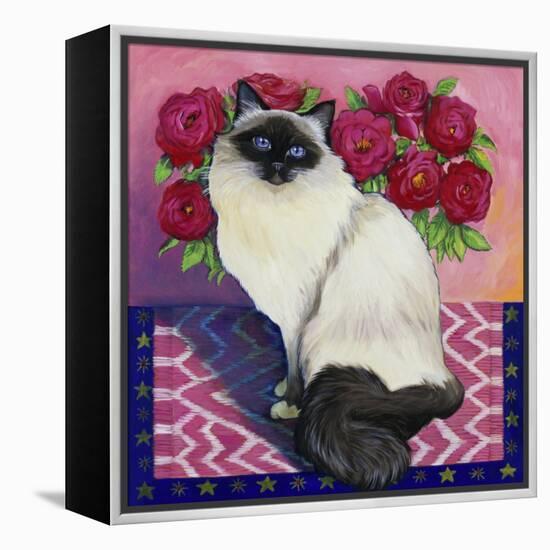 Burmese Cat, Series II-Isy Ochoa-Framed Premier Image Canvas