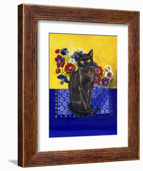 Burmese Cat, Series II-Isy Ochoa-Framed Giclee Print