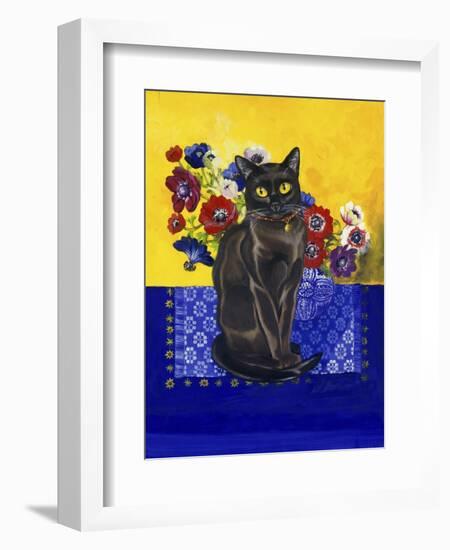 Burmese Cat, Series II-Isy Ochoa-Framed Giclee Print