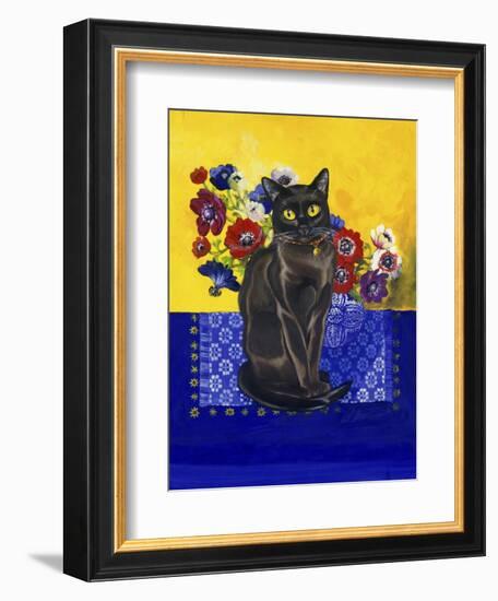 Burmese Cat, Series II-Isy Ochoa-Framed Giclee Print