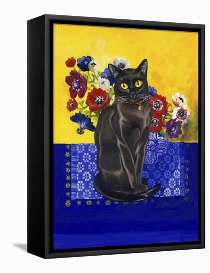 Burmese Cat, Series II-Isy Ochoa-Framed Premier Image Canvas