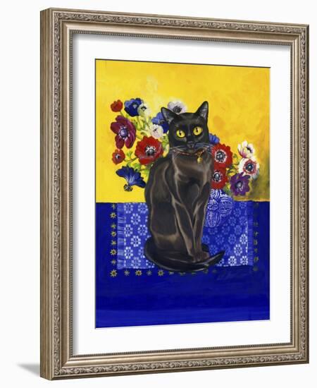 Burmese Cat, Series II-Isy Ochoa-Framed Giclee Print