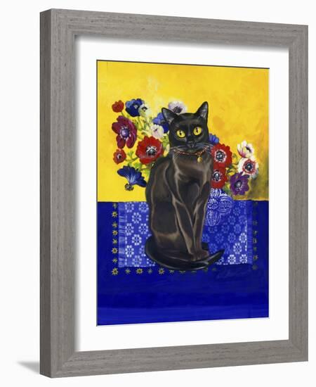 Burmese Cat, Series II-Isy Ochoa-Framed Giclee Print