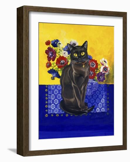 Burmese Cat, Series II-Isy Ochoa-Framed Giclee Print