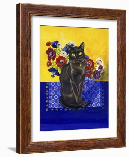 Burmese Cat, Series II-Isy Ochoa-Framed Giclee Print