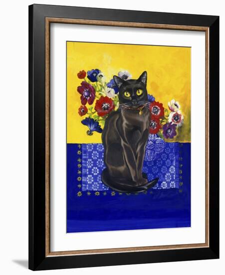 Burmese Cat, Series II-Isy Ochoa-Framed Giclee Print