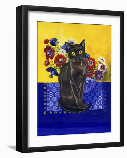 Burmese Cat, Series II-Isy Ochoa-Framed Giclee Print