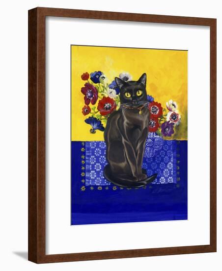 Burmese Cat, Series II-Isy Ochoa-Framed Giclee Print