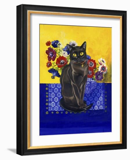 Burmese Cat, Series II-Isy Ochoa-Framed Giclee Print