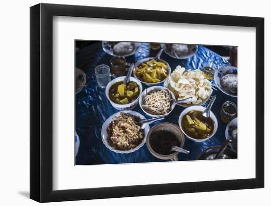 Burmese Food in Pankam Village, Shan State, Myanmar (Burma)-Matthew Williams-Ellis-Framed Photographic Print