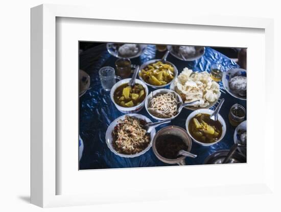 Burmese Food in Pankam Village, Shan State, Myanmar (Burma)-Matthew Williams-Ellis-Framed Photographic Print