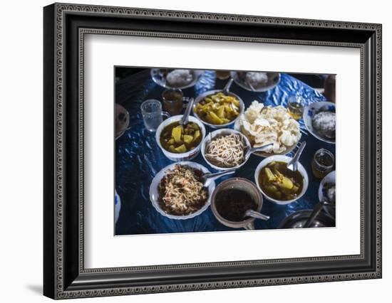 Burmese Food in Pankam Village, Shan State, Myanmar (Burma)-Matthew Williams-Ellis-Framed Photographic Print