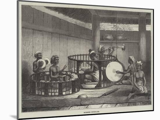 Burmese Musicians-null-Mounted Giclee Print