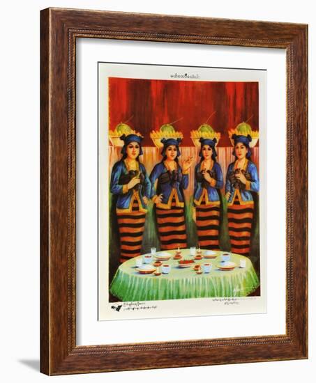 Burmese Nats-null-Framed Giclee Print