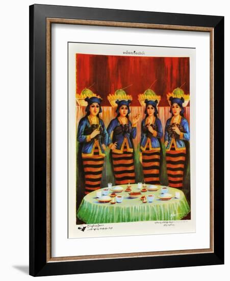 Burmese Nats-null-Framed Giclee Print