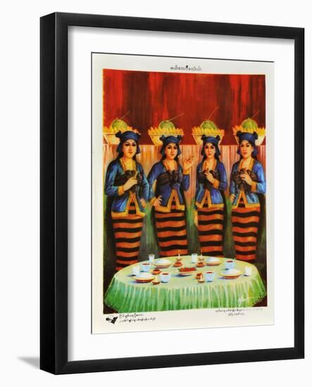 Burmese Nats-null-Framed Giclee Print