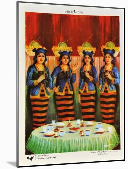 Burmese Nats-null-Mounted Giclee Print