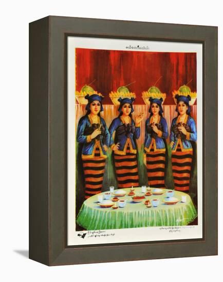 Burmese Nats-null-Framed Premier Image Canvas