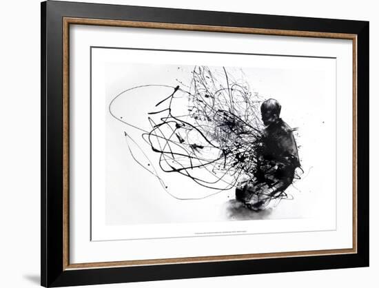 Burn Burn Burn-Agnes Cecile-Framed Art Print