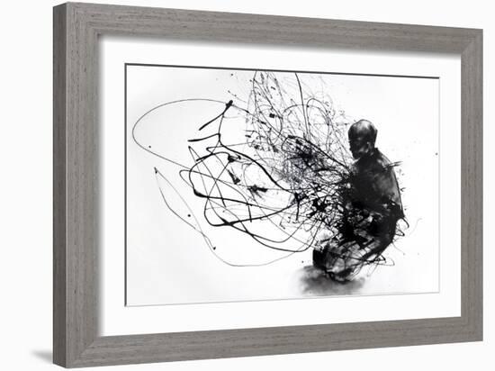 Burn Burn Burn-Agnes Cecile-Framed Art Print