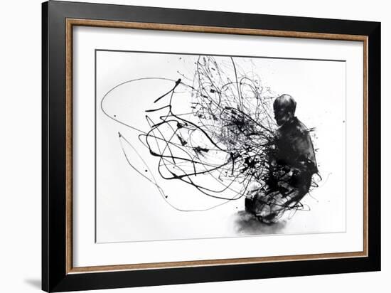 Burn Burn Burn-Agnes Cecile-Framed Art Print