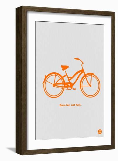 Burn Fat Not Fuel-NaxArt-Framed Art Print