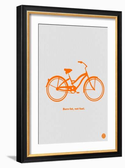 Burn Fat Not Fuel-NaxArt-Framed Art Print