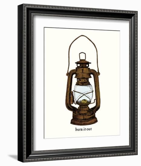 Burn it Out-Urban Cricket-Framed Art Print