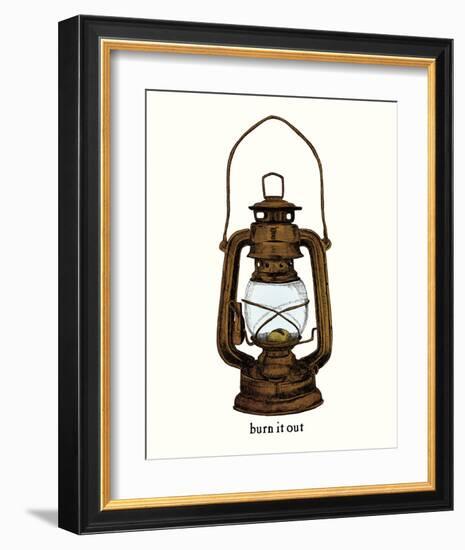 Burn it Out-Urban Cricket-Framed Art Print