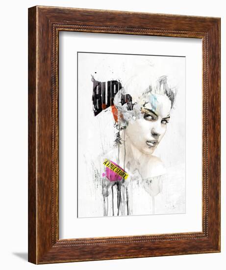 Burn Out-Mydeadpony-Framed Art Print