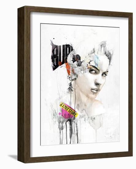 Burn Out-Mydeadpony-Framed Art Print