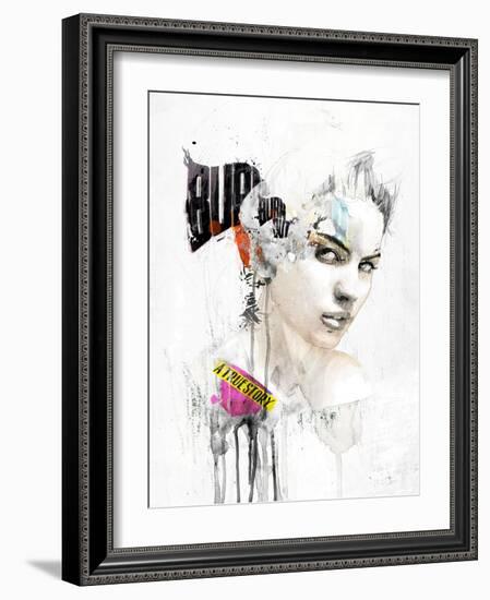 Burn Out-Mydeadpony-Framed Art Print