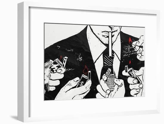 Burn-Alex Cherry-Framed Premium Giclee Print