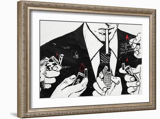 Burn-Alex Cherry-Framed Premium Giclee Print