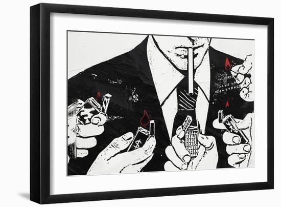 Burn-Alex Cherry-Framed Premium Giclee Print