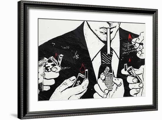 Burn-Alex Cherry-Framed Art Print