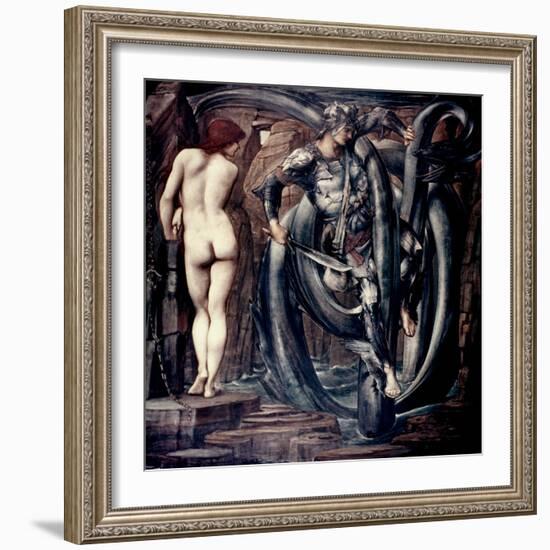 Burne-Jones: Perseus-Edward Burne-Jones-Framed Giclee Print