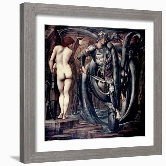 Burne-Jones: Perseus-Edward Burne-Jones-Framed Giclee Print