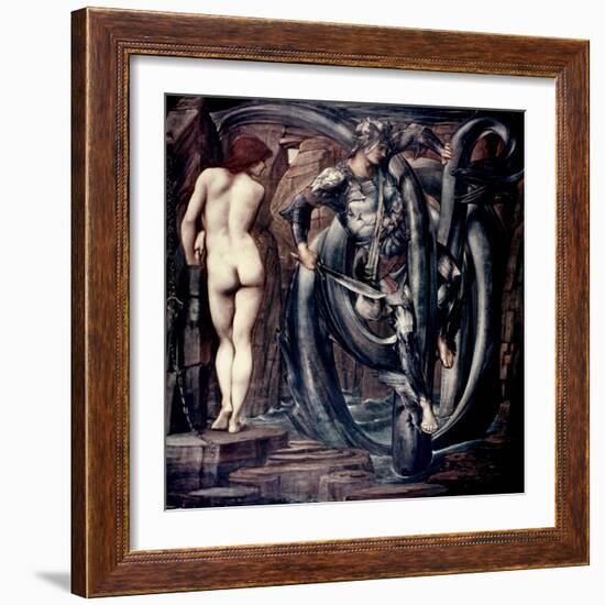 Burne-Jones: Perseus-Edward Burne-Jones-Framed Giclee Print